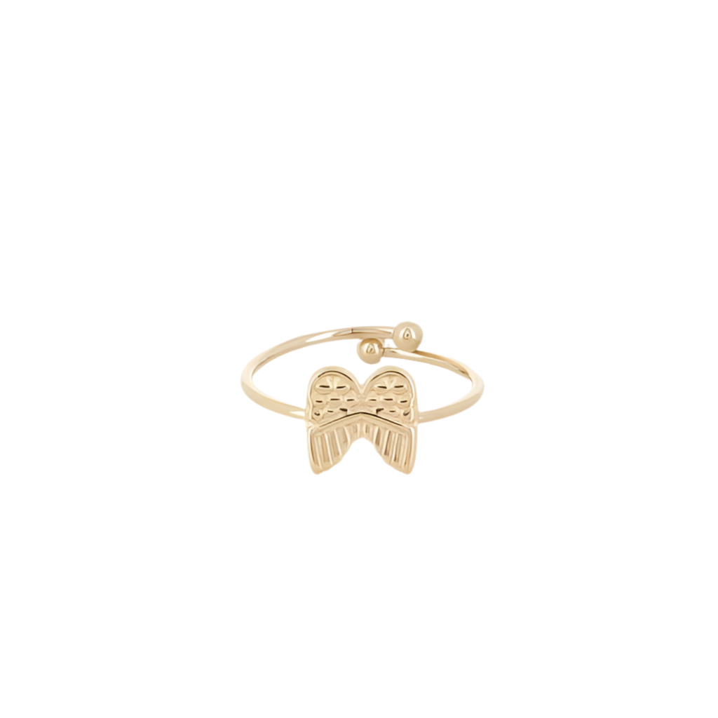 Bague XS ailes d'ange - Dorée - Taille réglable