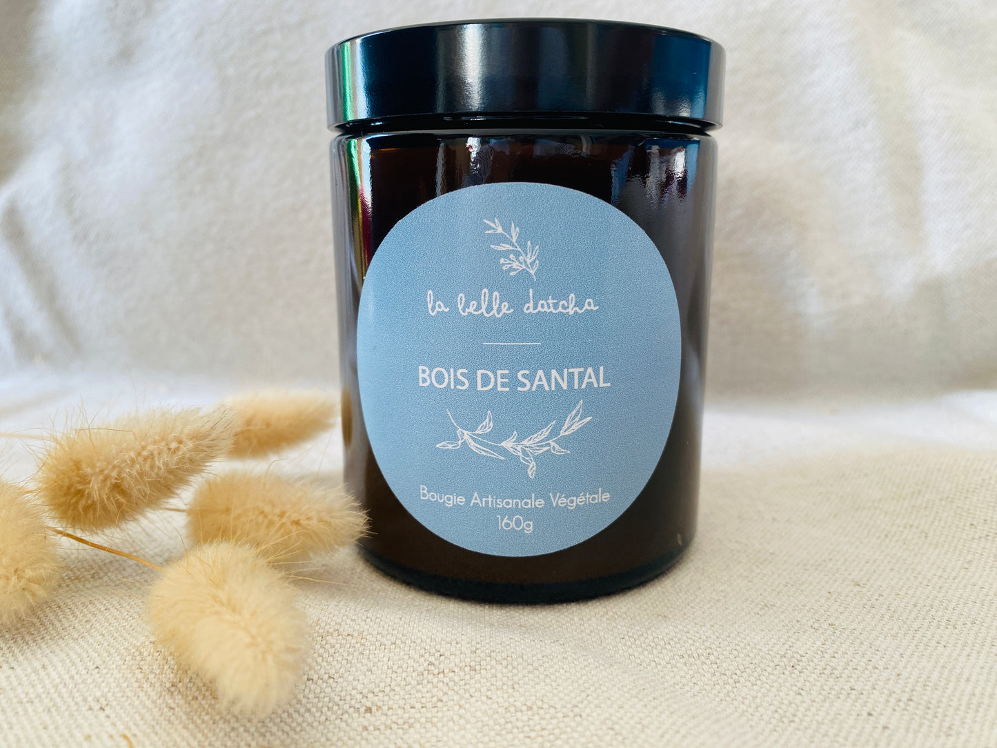 Bougie artisanale Elégance - Bois de Santal - 160g