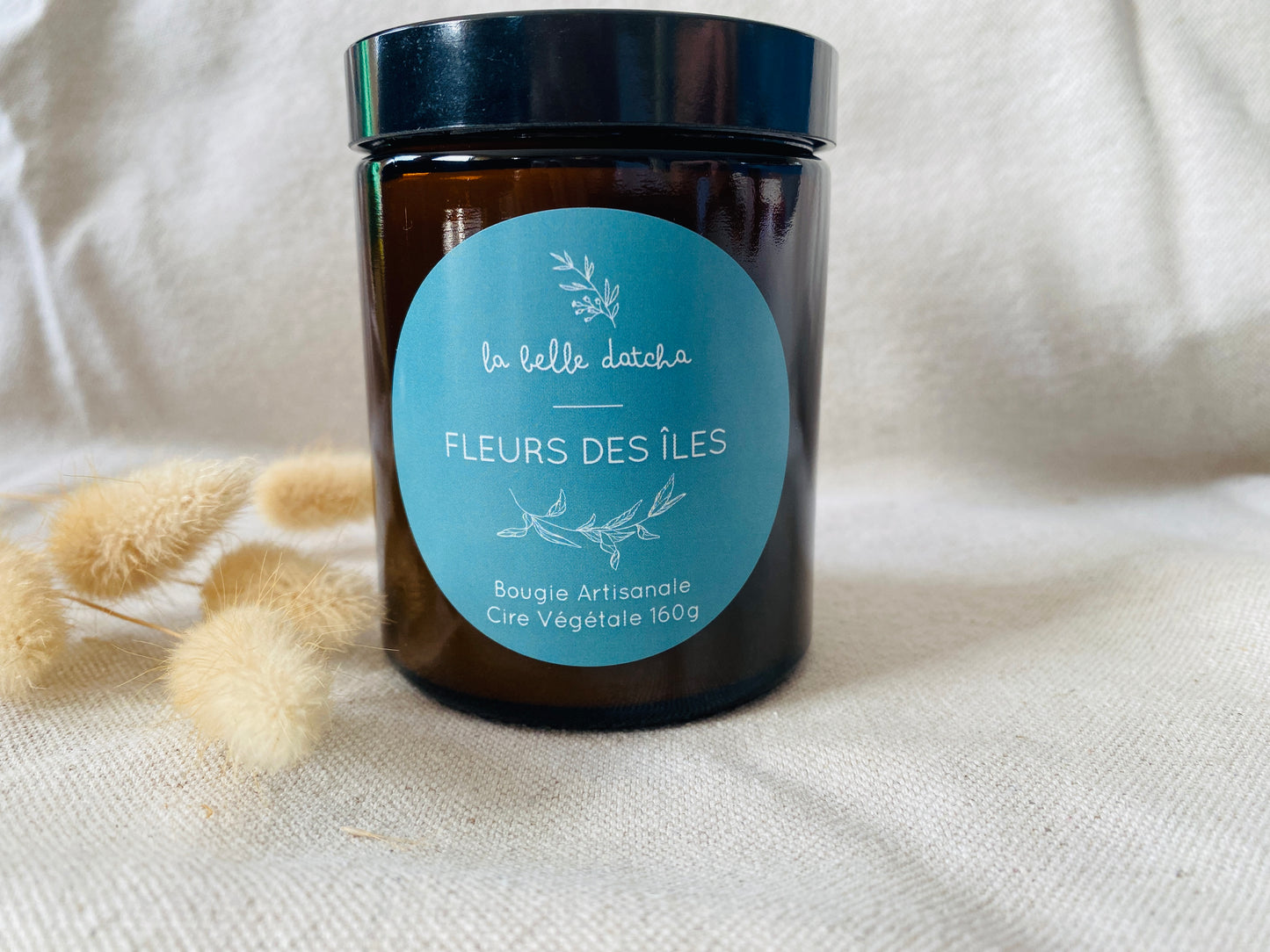 Bougie artisanale Elégance - Fleurs des îles - 160g