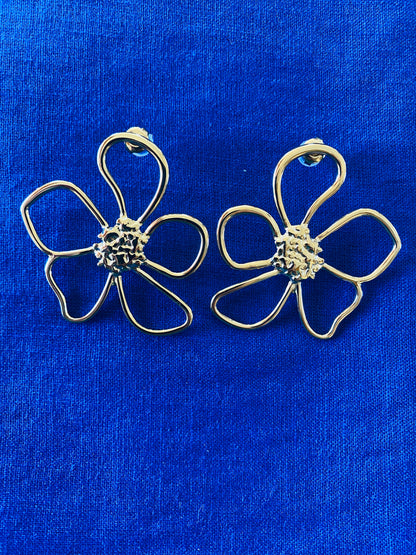 Boucles d'oreilles Tiarelle - doré