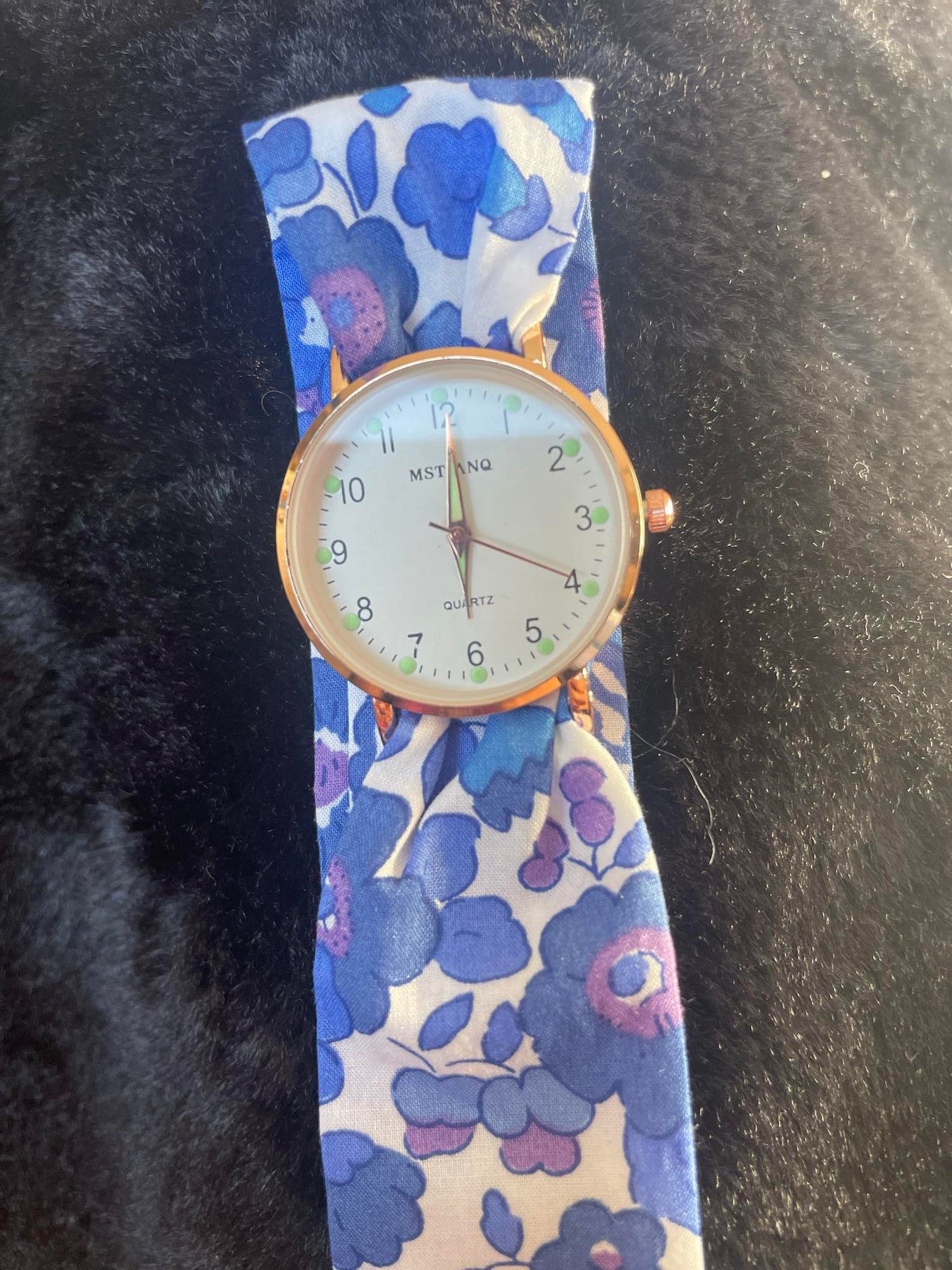 Montre Foulard Liberty Betsy Lavande Petit Cadran