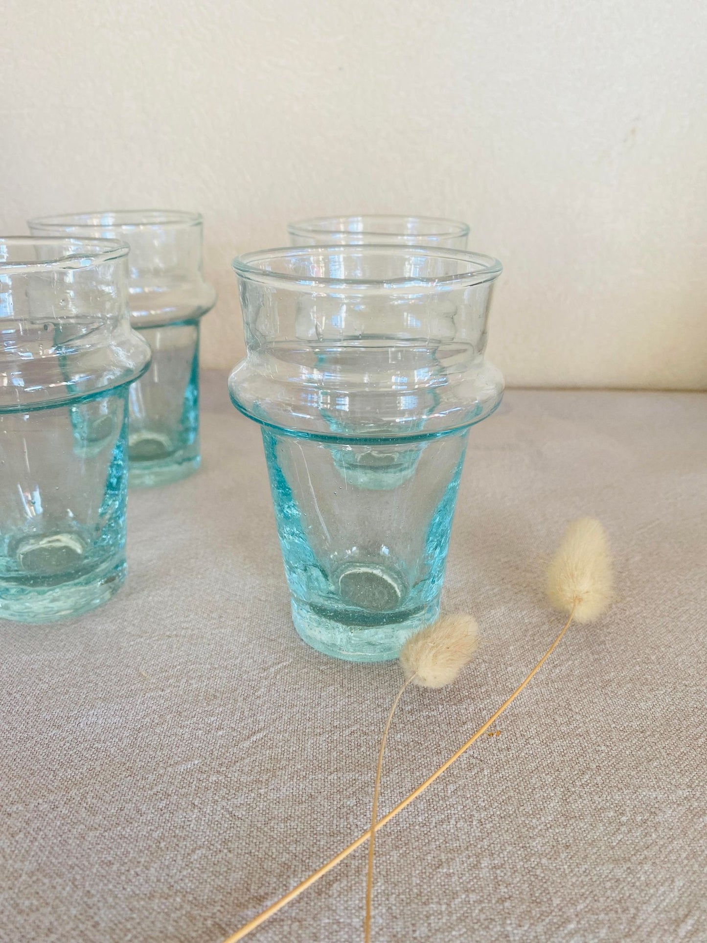 Set de 6 Verres Beldi Original transparent en verre recyclé 15cl