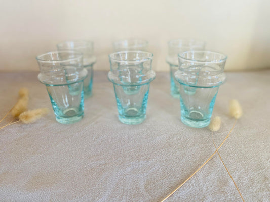 Set de 6 Verres Beldi Original transparent en verre recyclé 15cl