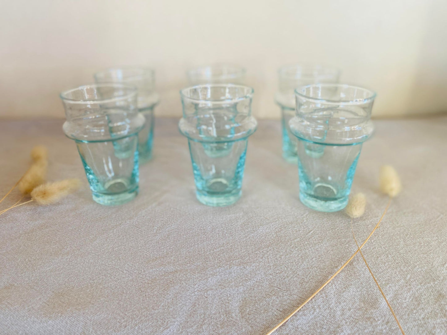 Verre Beldi Original bleu en verre recyclé 15cl