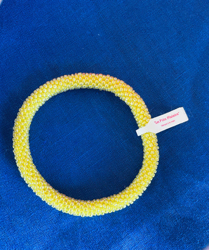 Bracelet népalais - jaune