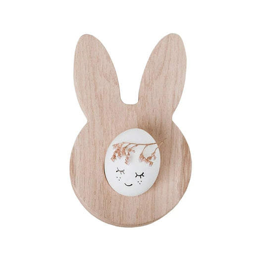 Coquetier Lapin en bois massif