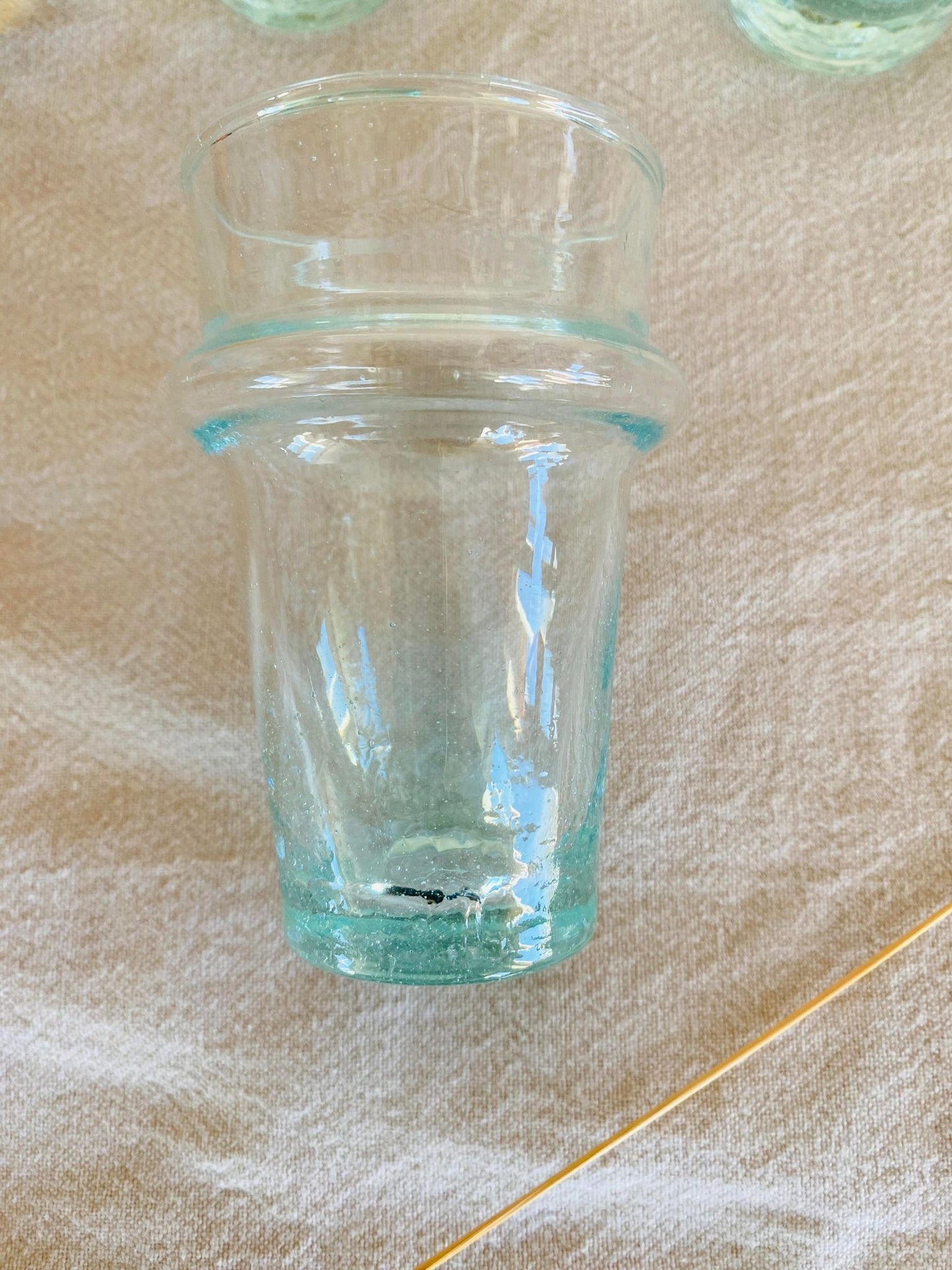 Verre Beldi Original bleu en verre recyclé 15cl