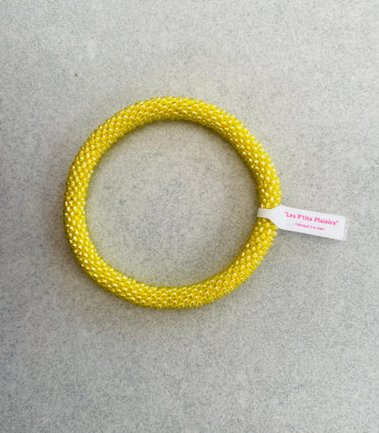 Bracelet népalais - jaune